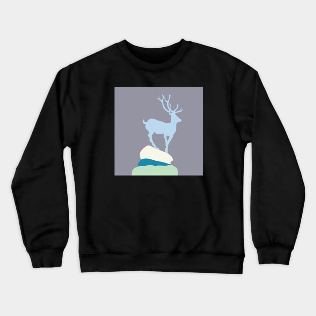 Grand Budapest Hotel - Stag Crewneck Sweatshirt by Gothenburg Print